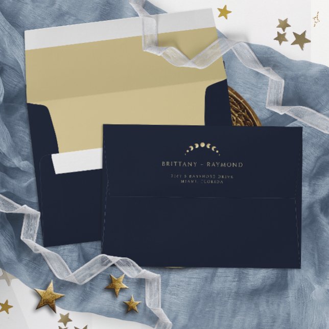 Blue Celestial Wedding  Envelope (Creator Uploaded)