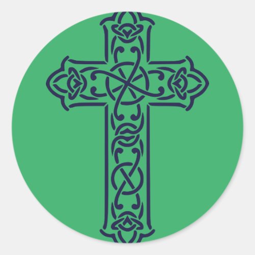 Blue Celtic High cross