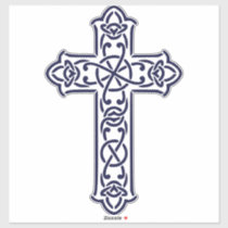 Blue Celtic High cross
