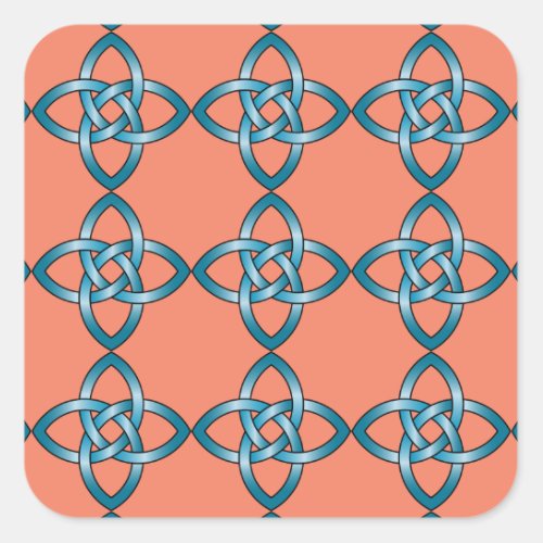 blue celtic knot stickers