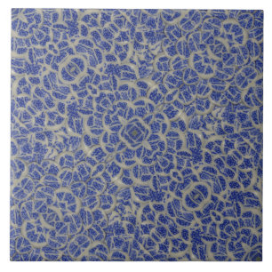 Blue Ceramic Pattern Ceramic Tile