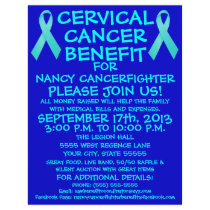 Blue Cervical Cancer Benefit Flyer