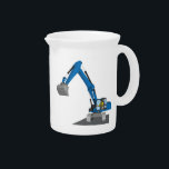blue chain excavator pitcher<br><div class="desc">blue chain excavator</div>