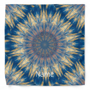 Blue Chakra Kaleidoscope Thunder_Cove Bandana