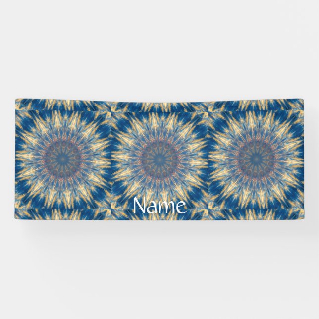 Blue Chakra Kaleidoscope Thunder_Cove Banner (Horizontal)