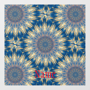 Blue Chakra Kaleidoscope Thunder_Cove Wall Decal