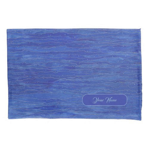Blue Chamomile Pillow Case