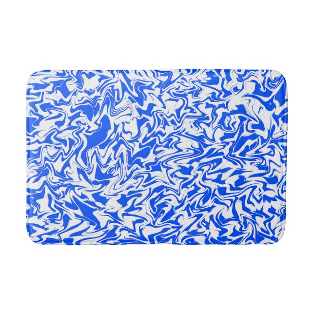 Blue Chaos...... Bath Mat (Front)