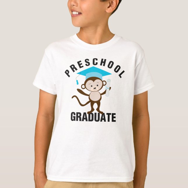 Blue & Charcoal | Preschool Graduate Tee (Front)