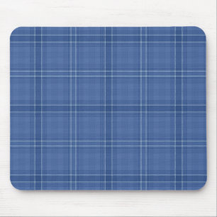 Blue Check Mousepad