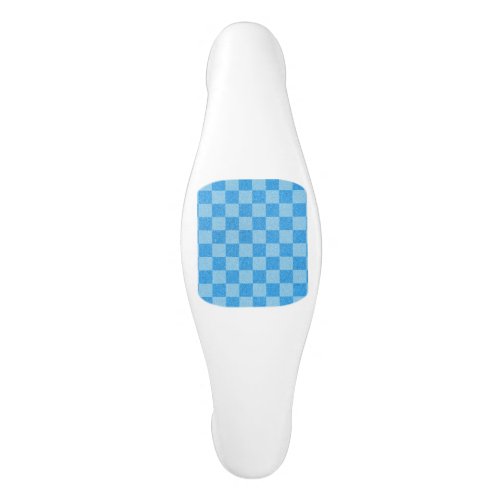 Blue Checker Glitter Ceramic Cabinet Pull