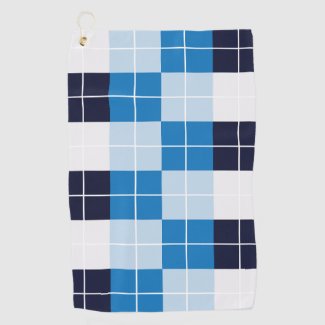 Blue Checkered Plaid Pattern 