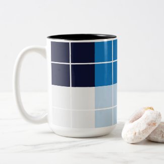 Blue Checkered Plaid Pattern