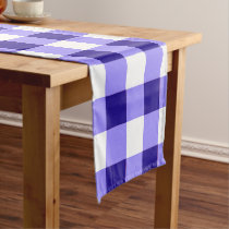 Blue Checkered Tablecloth Summer Picnic Party