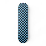 Blue Checkers Skateboard