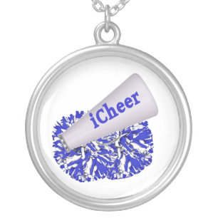 Blue Cheerleader necklace