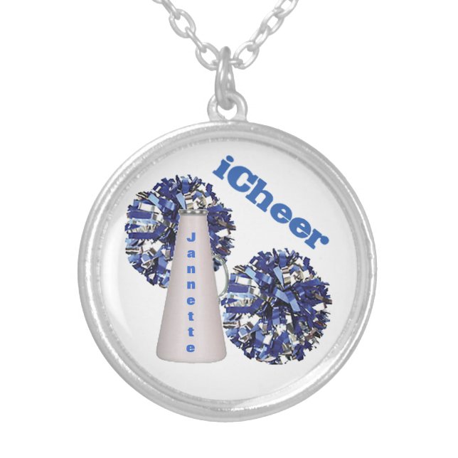 Blue Cheerleader's Custom Necklace (Front)