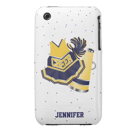 Blue Cheerleading iPhone 3 Case