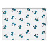 Blue Cherry Pattern (Front Horizontal)