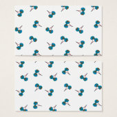 Blue Cherry Pattern (Front & Back)