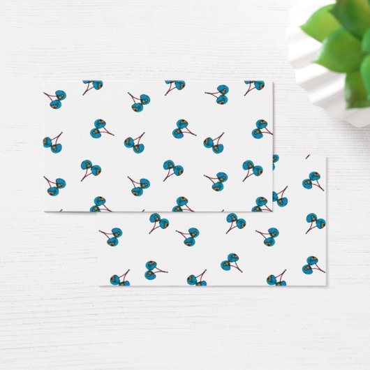 Blue Cherry Pattern (Desk)