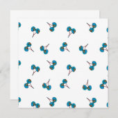 Blue Cherry Pattern (Front/Back)