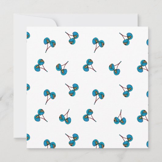 Blue Cherry Pattern (Front)