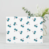 Blue Cherry Pattern (Standing Front)