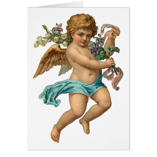 "Blue Cherub" Vintage (Front)