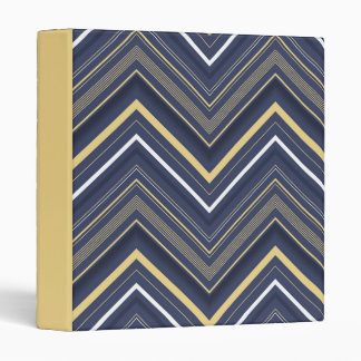 Blue Chervon 3 Ring Binder