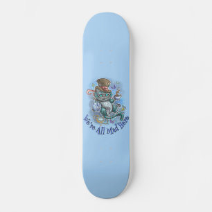 Blue Cheshire Cat Skateboard