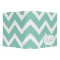 Blue Chevron Pattern Customizable Name Binder