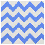 Blue Chevron Pattern Fabric