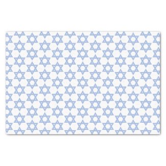 Blue Chevron Star of David Hanukkah