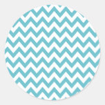 Blue Chevron Stickers