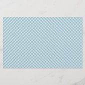 Blue Chevron with Monogram (Front)