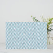 Blue Chevron with Monogram (Standing Front)