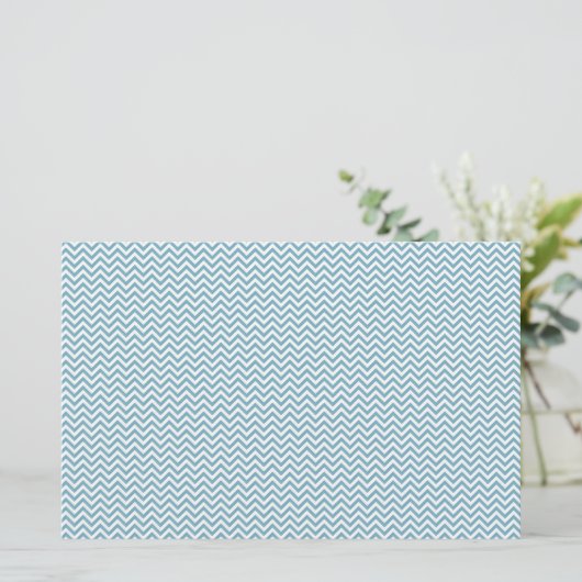 Blue Chevron with Monogram (Standing Front)