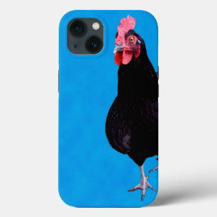 Blue Chicken Strut, iPhone 13 Case