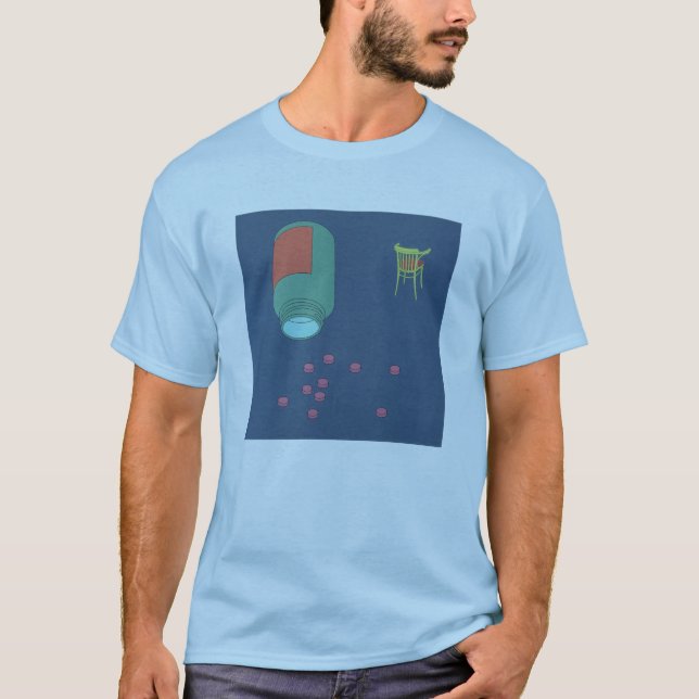 blue chill pill shirt (Front)