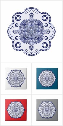 Blue China with a Twist