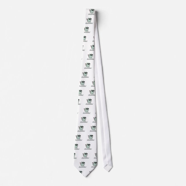 Blue Chinchillin Chinchilla Neck Tie (Front)