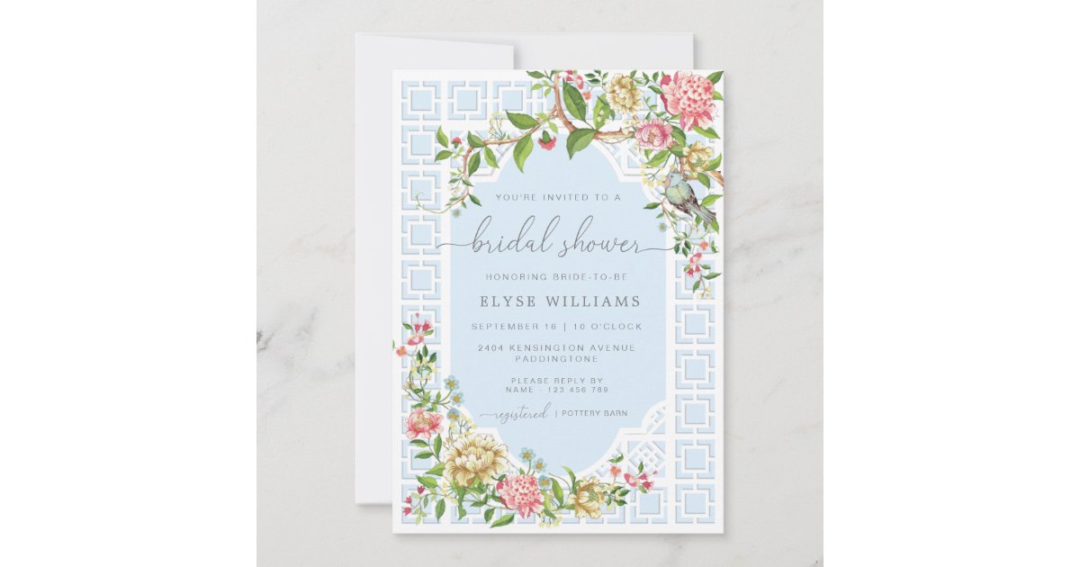 Toile De Jouy / Parisian Digital Invitation