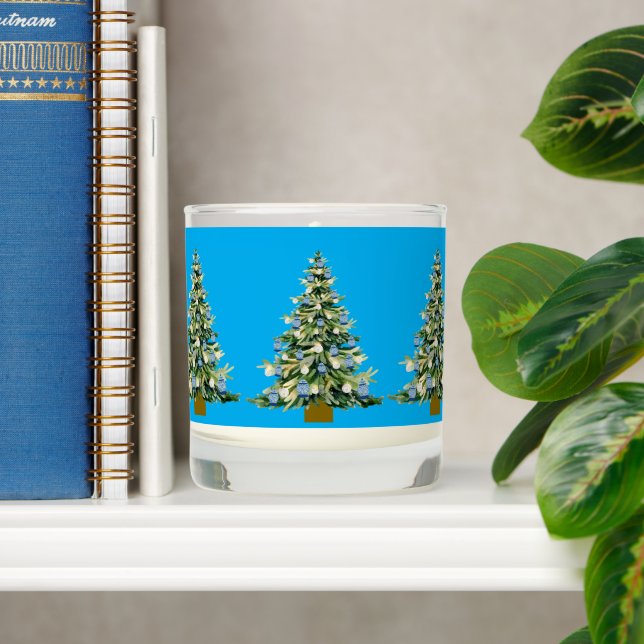 Blue Chinoiserie Ginger Jar   Scented Candle (Shelf)