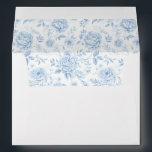 Blue Chinoiserie Porcelain Floral Wedding Envelope<br><div class="desc">Enhance your wedding invitations or save-the-date announcements with these elegant envelopes,  showcasing a blue chinoiserie porcelain inspired floral pattern. Elevate your stationery with this sophisticated and timeless design,  adding a touch of refinement to your special occasion.</div>