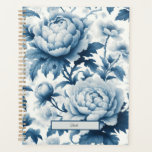 Blue Chinoserie Wild Flowers Planner<br><div class="desc">Blue Chinoserie Wild Flowers  Design.</div>