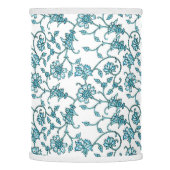 Blue Chintz Lamp Shade (Left)