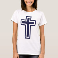 Blue Christian cross different variants