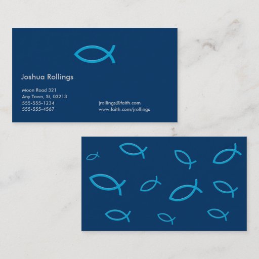Customizable Christian - Business Card