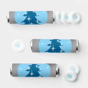 Blue Christmas Candy Personalized Breath Savers® Mints